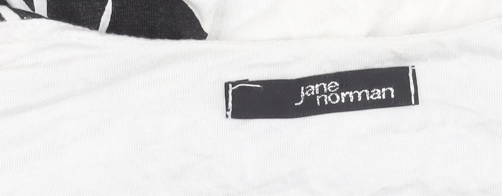 Jane Norman Women's Black Floral Sleeveless Dress, Size 8