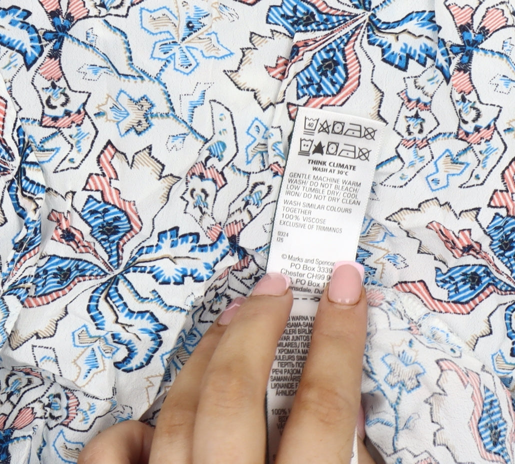 Marks and Spencer Women's Floral Midi Wrap Skirt