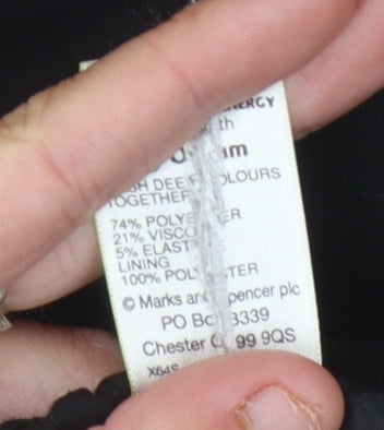 Marks and Spencer Women's Black Pencil Skirt Size 12