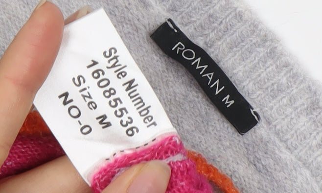 Roman M Women's Multicoloured Striped Jumper M