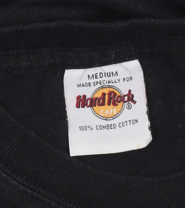 Hard Rock Cafe Men's Black Medium Graphic T-Shirt