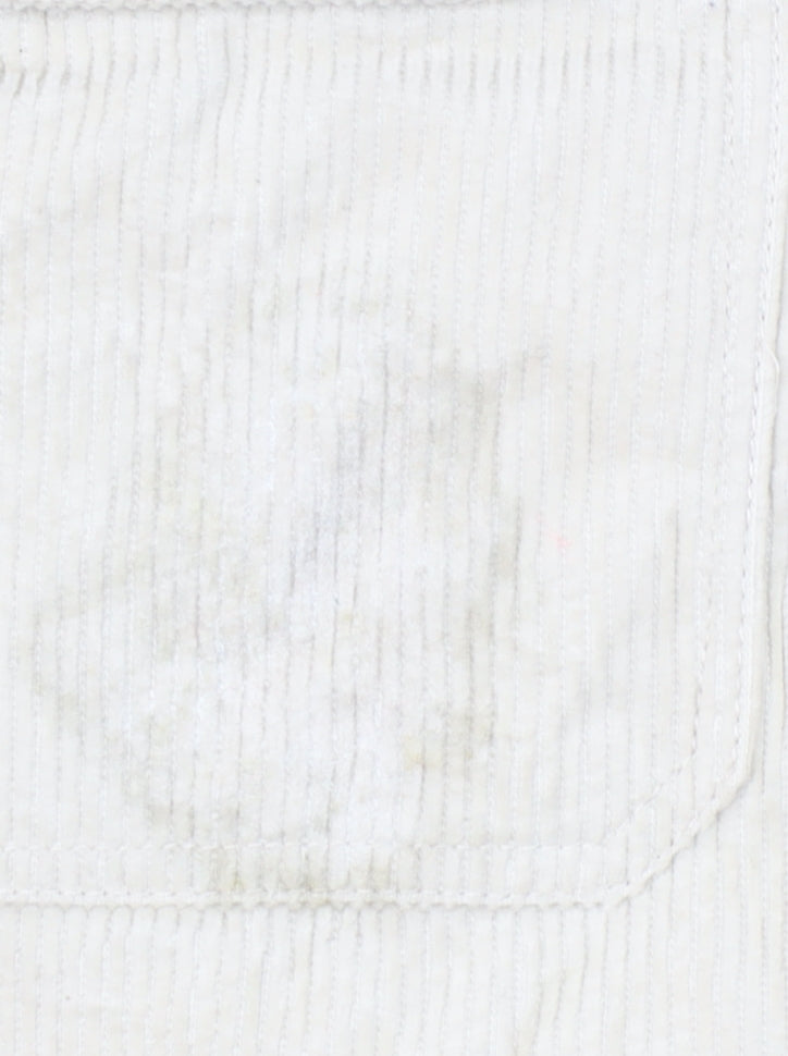 H&M Men's Beige XL Relaxed Basic Corduroy Jacket