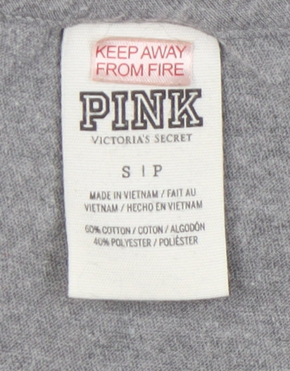 Victoria's Secret Grey Women's T-Shirt, Size S, Casual Wear