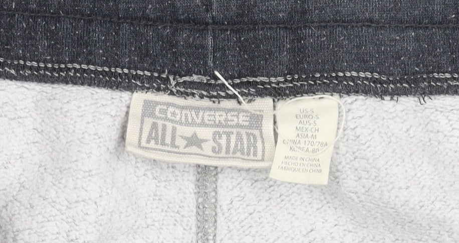 Converse Men's Grey Jogger Trousers Size S
