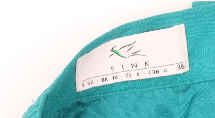 FINK Women's Green Midi Pencil Skirt, Size 10