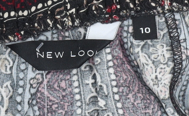 New Look Women's Multicoloured A-Line Floral Skirt Size 10
