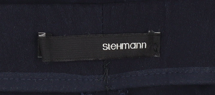 Stehmann Women's Blue Cropped Trousers Size 14