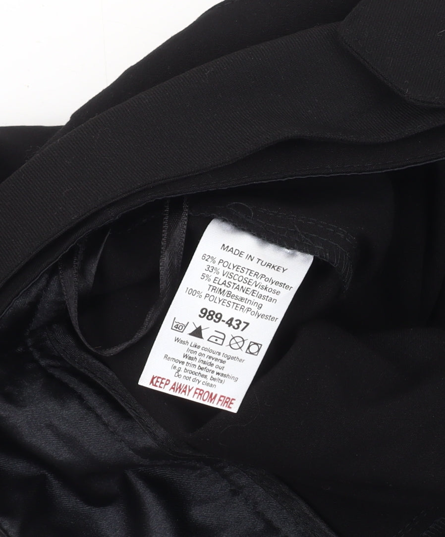 Next Women's Black Culotte Petite Shorts Size 10