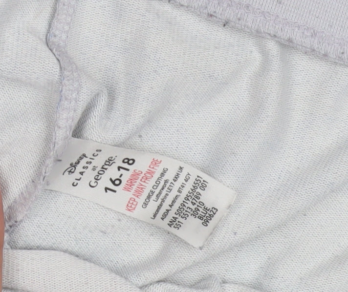 George Disney Women's Grey Stitch Pyjama Pants Size 16
