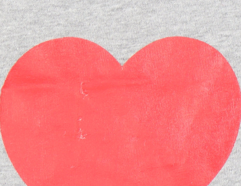 I ♥ NY Grey T-Shirt Unisex Adults L Iconic City Style