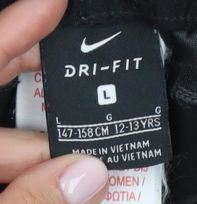 Nike Boys Black Joggers, Size 12-13 Years, Quick Dry Polyester