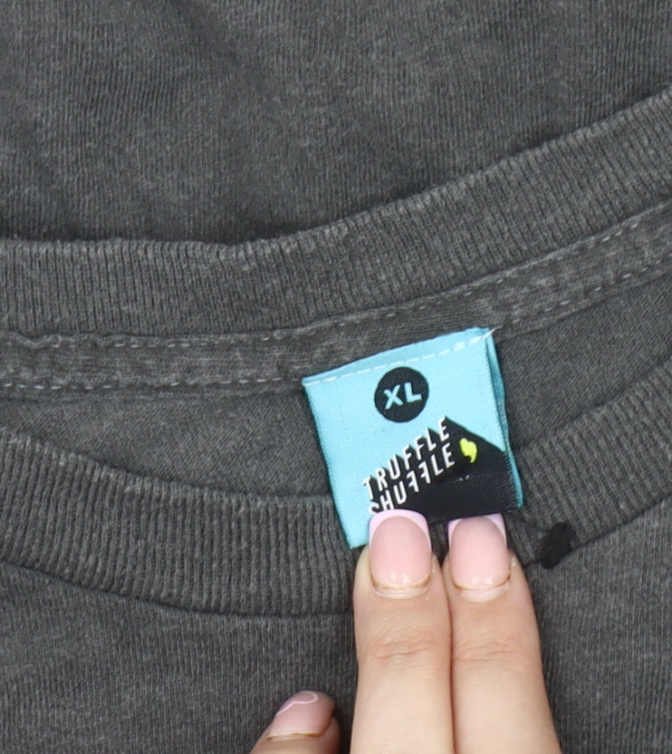 Truffle Shuffle Men's XL Black Top Gun T-Shirt