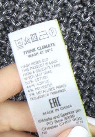 Marks and Spencer Women’s Grey Pullover Jumper, Size 14