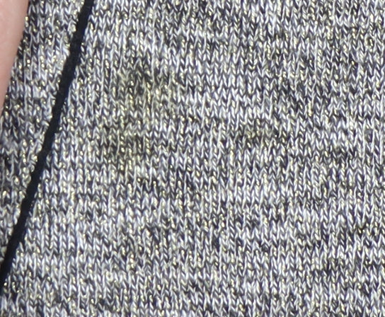 Mango Women's Grey T-Shirt, Size 8, Casual Basic Style