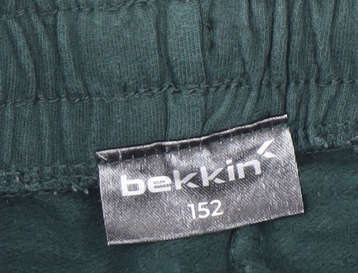 Bekkin Boys Green Jogger Trousers - Size 12 Years