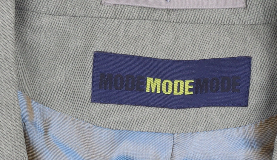 MODE Men's Green Blazer, 40S, Single-Breasted Jacket