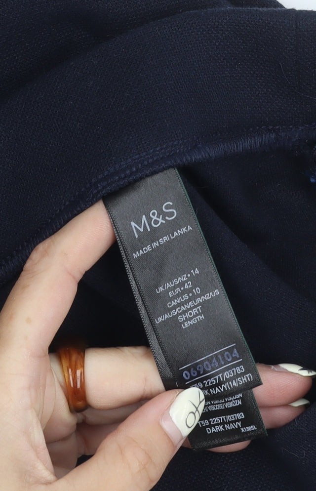 Marks and Spencer Women's Black Trousers Size 14