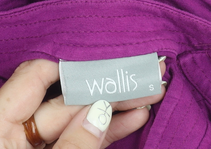 Wallis Women's Purple Stretch Blouse, Small