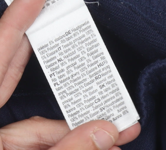 Decathlon Boys' Blue Joggers - 12-13 Years, Elastic Waist