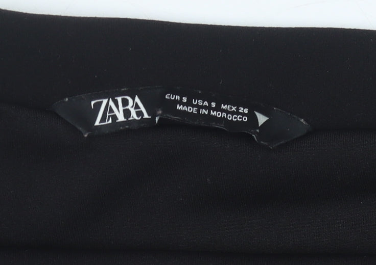 Zara Women's Black Sleeveless Blouse UK 10