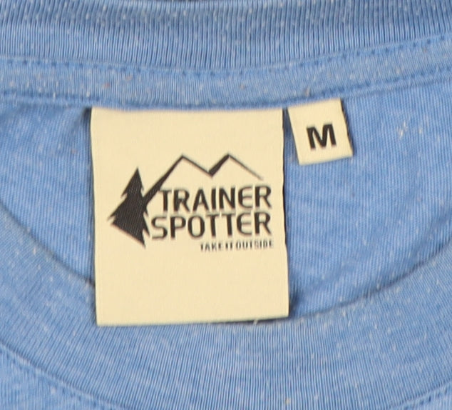 Trainer Spotter Blue T-Shirt Men’s M Graphic Print