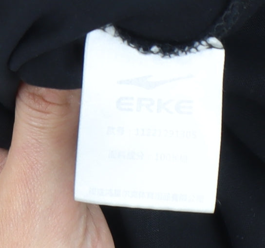 Erke Men's Black XL Graphic T-Shirt