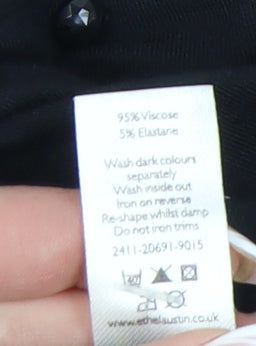 ethelaustin Women's Black Studded Top Size 16-18