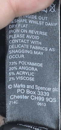 Marks and Spencer Women's Black Pullover Jumper Size 14
