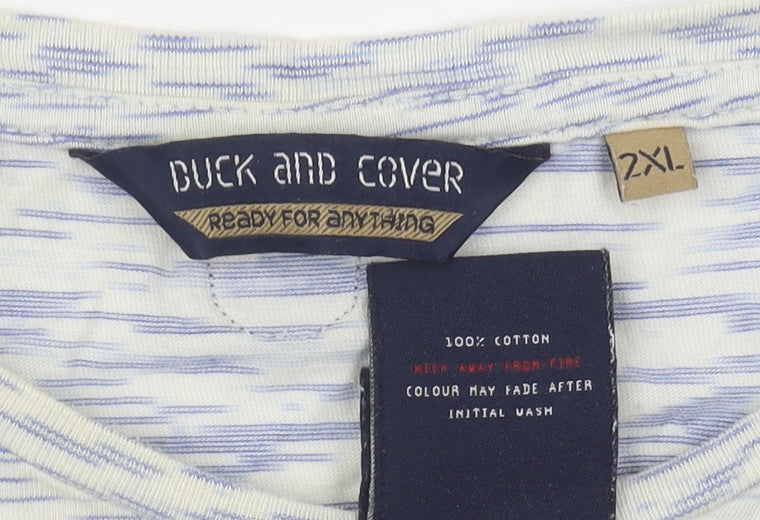 Duck and Cover Men's Multicoloured 2XL T-Shirt