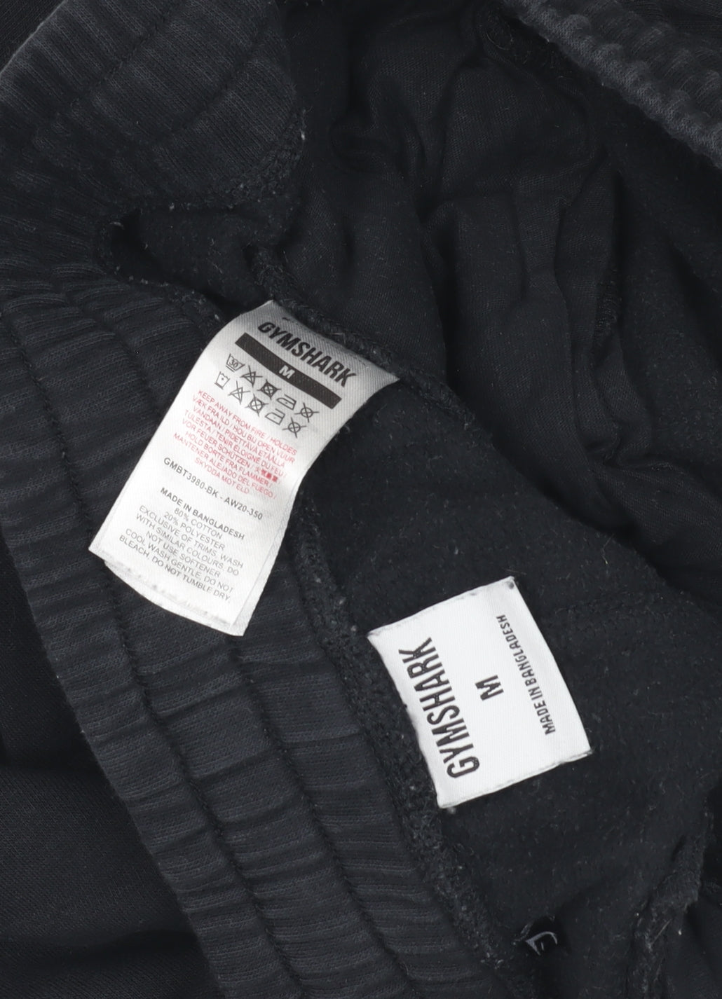 Gymshark Black Jogger Trousers Men's M for Activewear