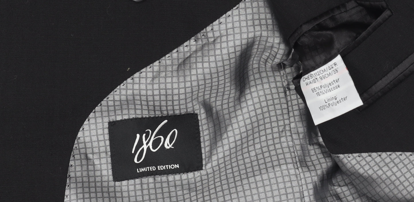 1860 Limited Edition Men's Black XL Blazer