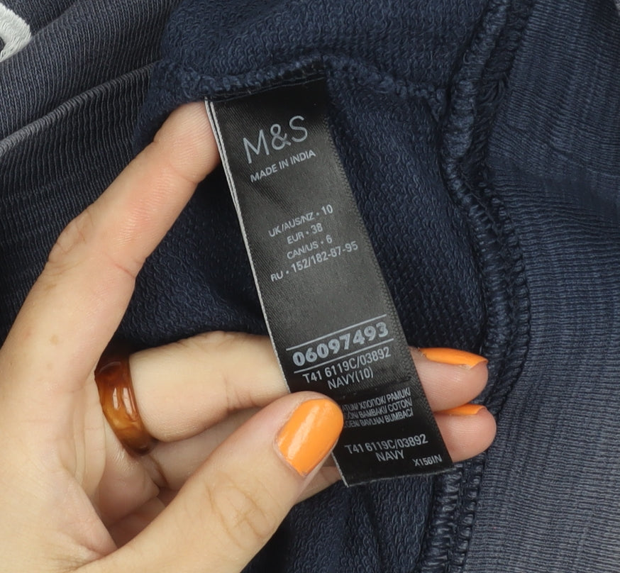 Marks and Spencer Women's Blue Pullover Sweatshirt Size 10