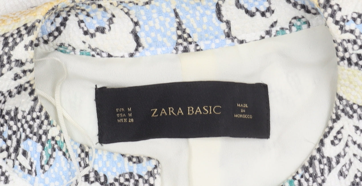 Zara Basic Women's Multicoloured Coat M