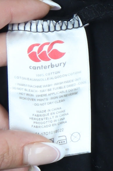 Canterbury Men's Black L Sports Logo T-Shirt