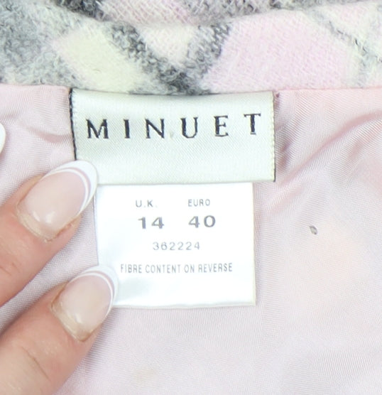 Minuet Women’s Multicoloured Check Skirt Size 14