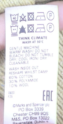 Marks and Spencer Women Yellow Pullover Jumper Size 16