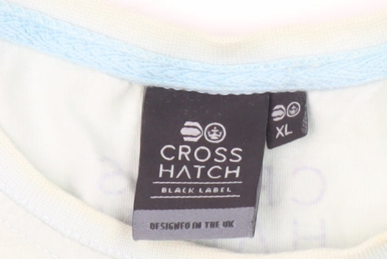 Crosshatch Men's White XL Graphic Tee