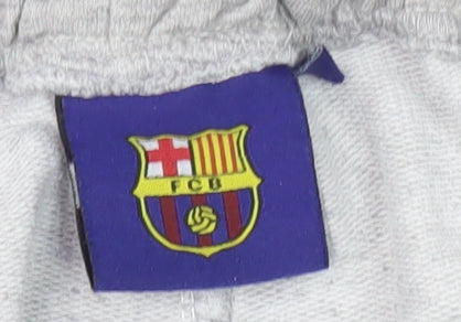 FC Barcelona Men's Grey Athletic Shorts M