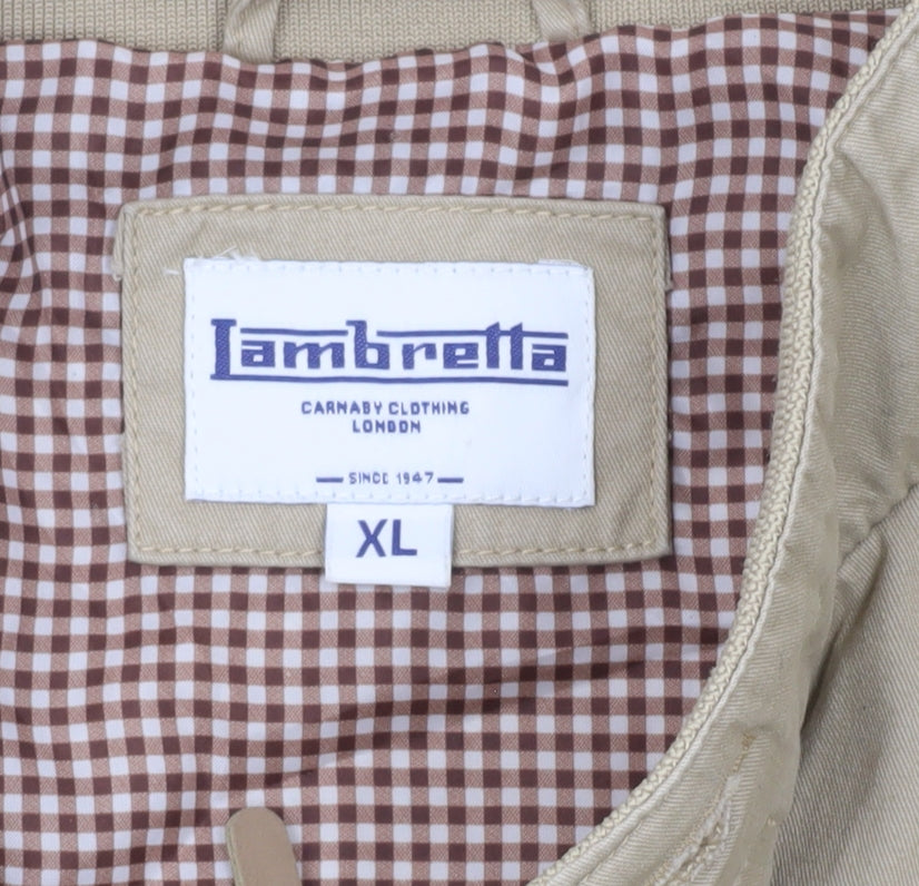 Lambretta Men's Beige XL Basic Jacket