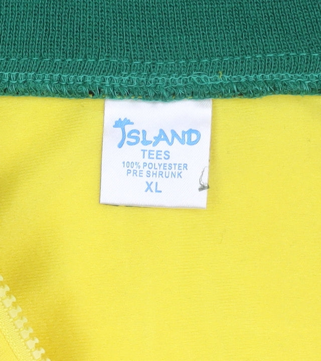 Island Tees Men's Yellow Jacket XL Casual Track