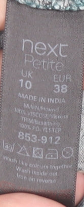 Next Women's Petite Floral Top, Size 10, 3/4 Sleeve