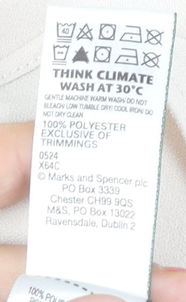 Marks and Spencer Women's Ivory Camisole Blouse Size 10