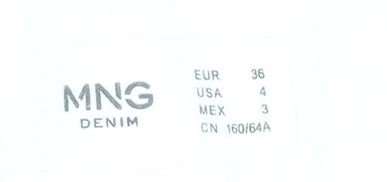 MNG Women's White Straight Jeans Size 8