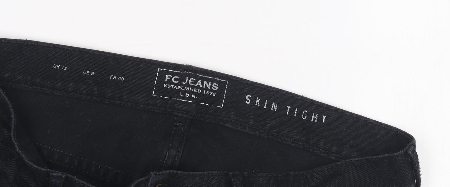 FC Jeans Women's Black Skinny Jeans Size 12