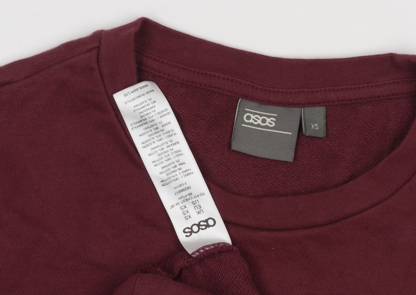 ASOS Men's Multicoloured XS Crew Neck Sweatshirt