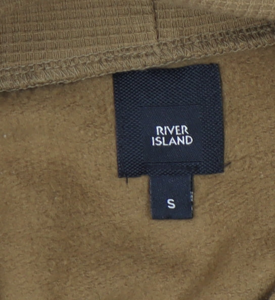 River Island Men's Brown S Pullover Hoodie