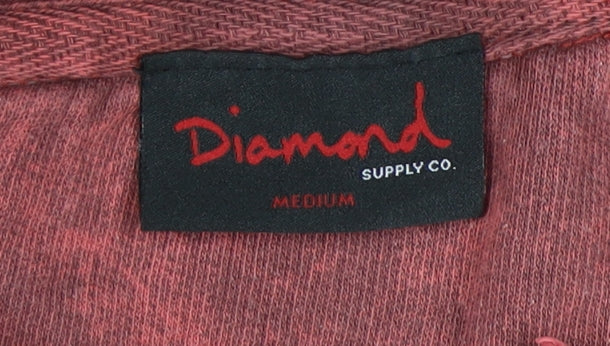 Diamond Supply Co. Men's Red Pullover Hoodie M