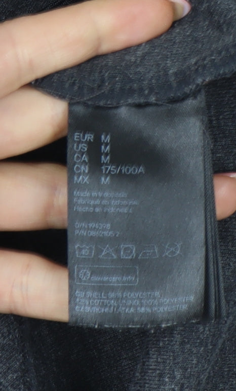 H&M Sport Men's Grey Full Zip Hoodie Size M