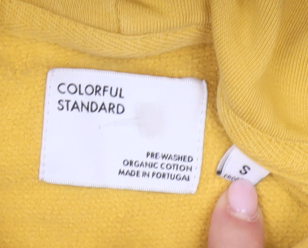 Colorful Standard Men's Yellow Pullover Hoodie, S