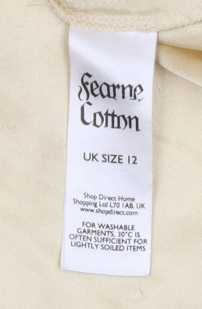 Fearne Cotton Beige Women's Skirt Size 12